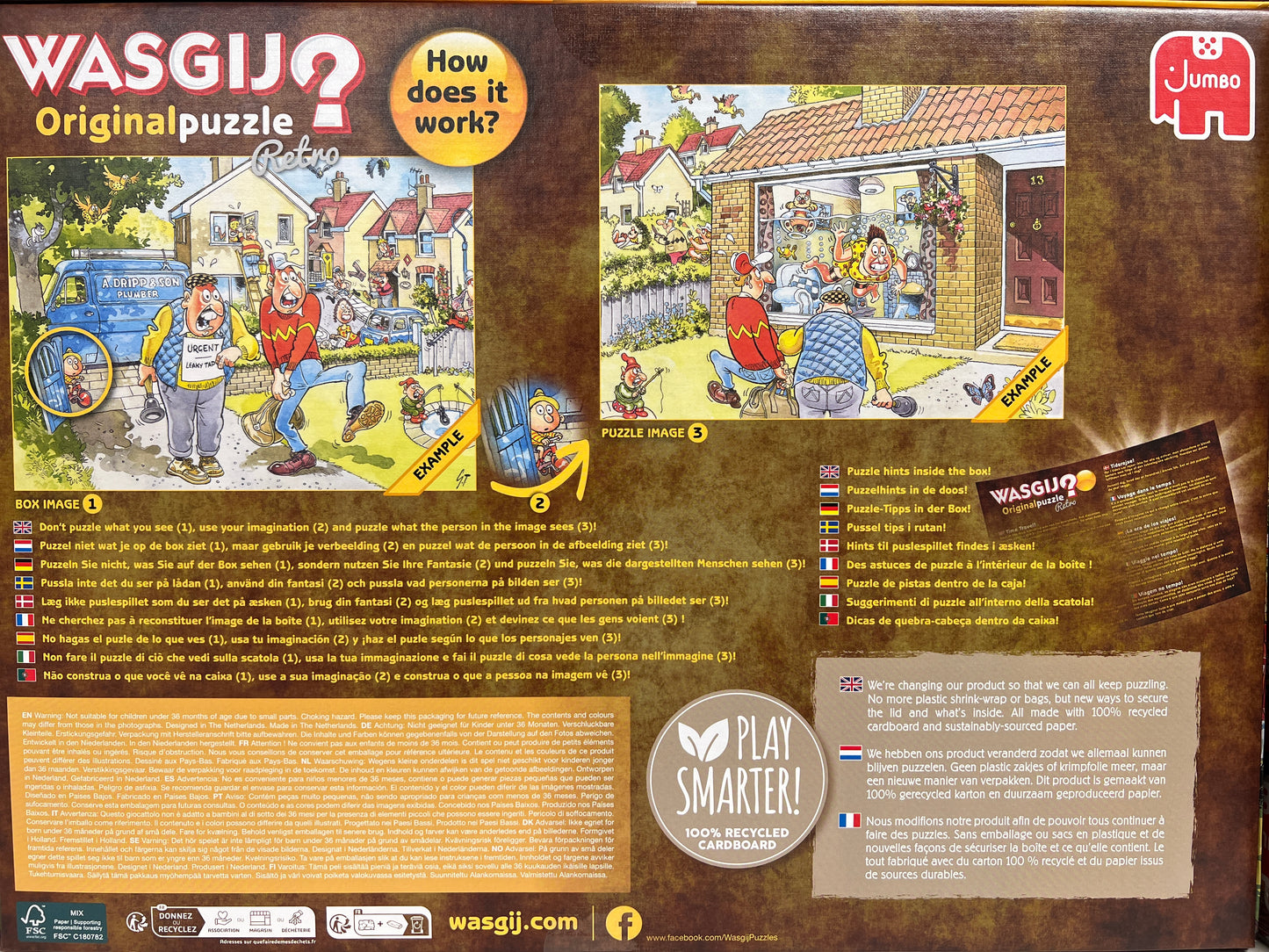 WASGIJ? Mystery Puzzel (Imagine the puzzle image from the box image) 1000’s