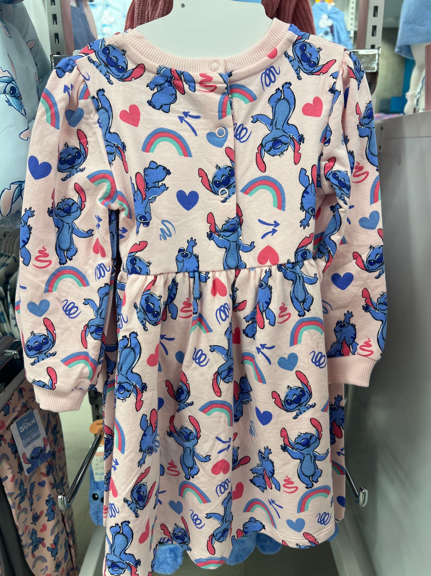 Stitch Long Sleeves Dress