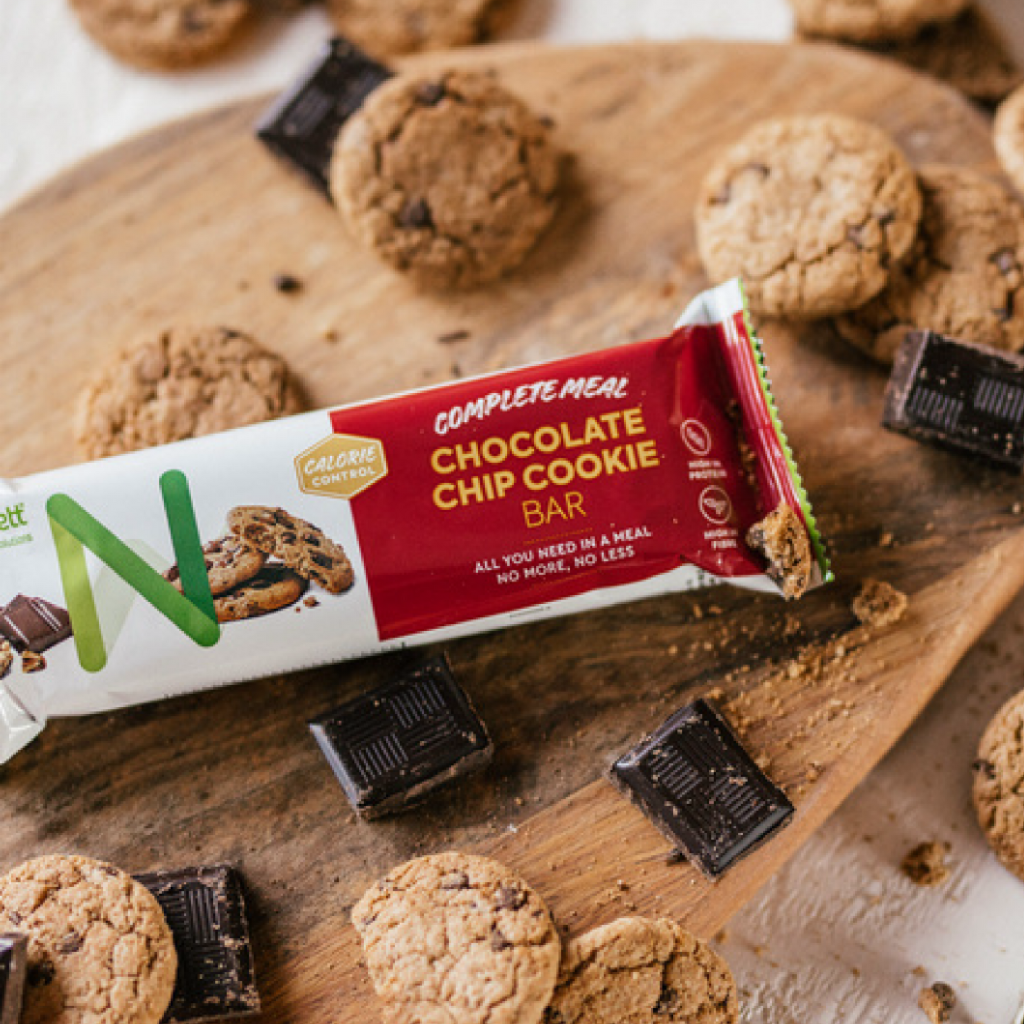 NUTRILETT Meal Replacement Bar Chocolate Chip Cookies 4x59g