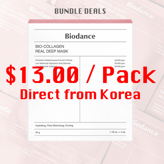 BIODANCE Bio-Collagen Real Deep Mask 4's (Bundle Deal)