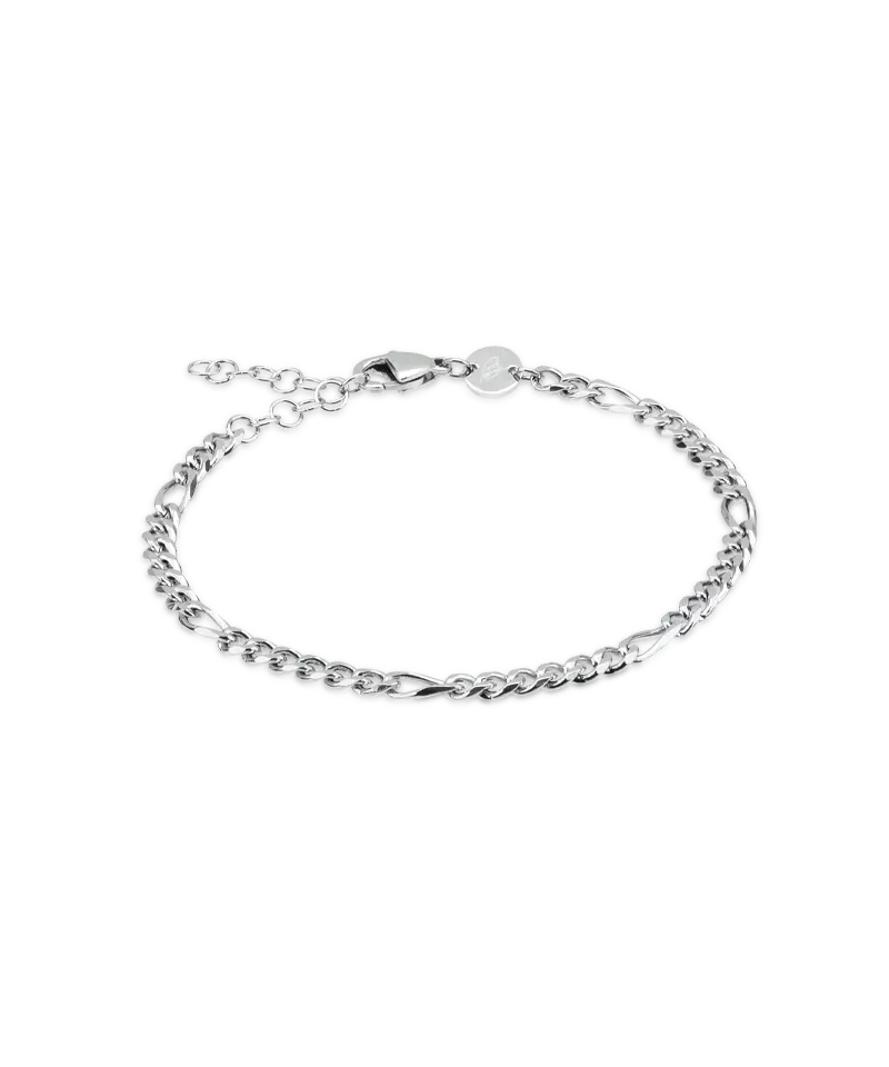 High Quality Stainless (316L) Tiny Figaro Bracelet 15.5-19cm