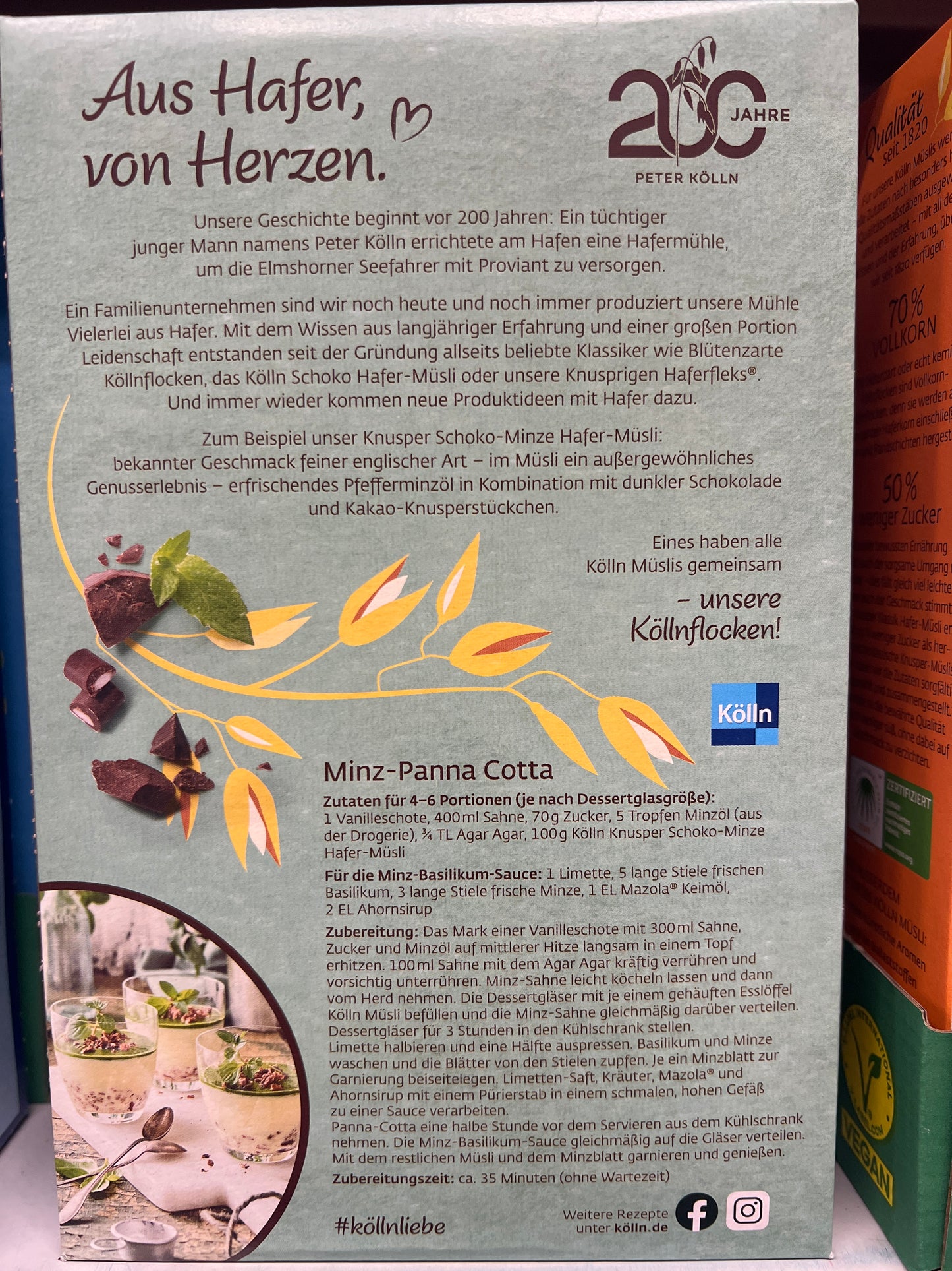 Kölln Knusper Musli - Chocolate Mint 500g