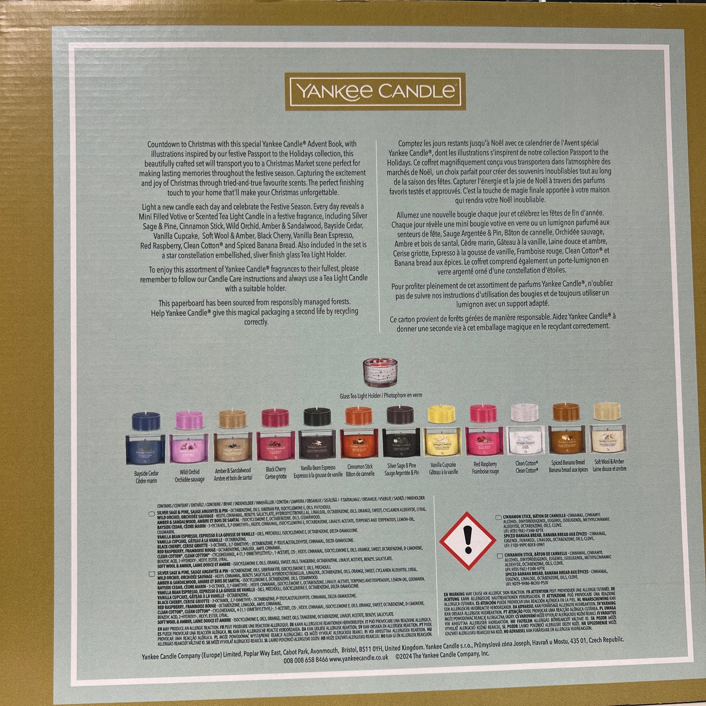 Advent Calendar Yankee Candle Gift Set