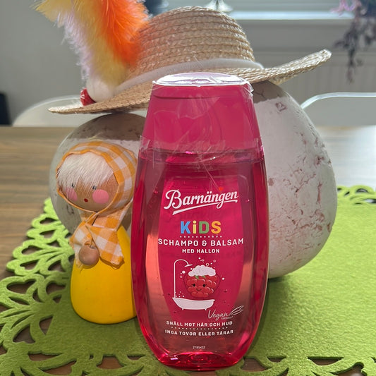 Barnangen Kids Shampoo & Conditional Raspberry 250ml