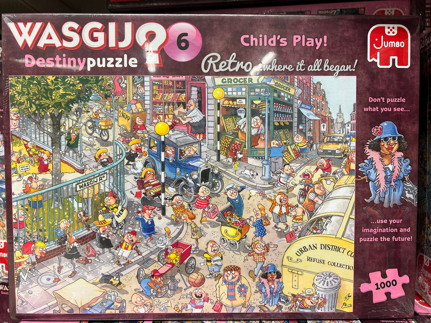 WASGIJ? Mystery Puzzel (Imagine the puzzle image from the box image) 1000’s