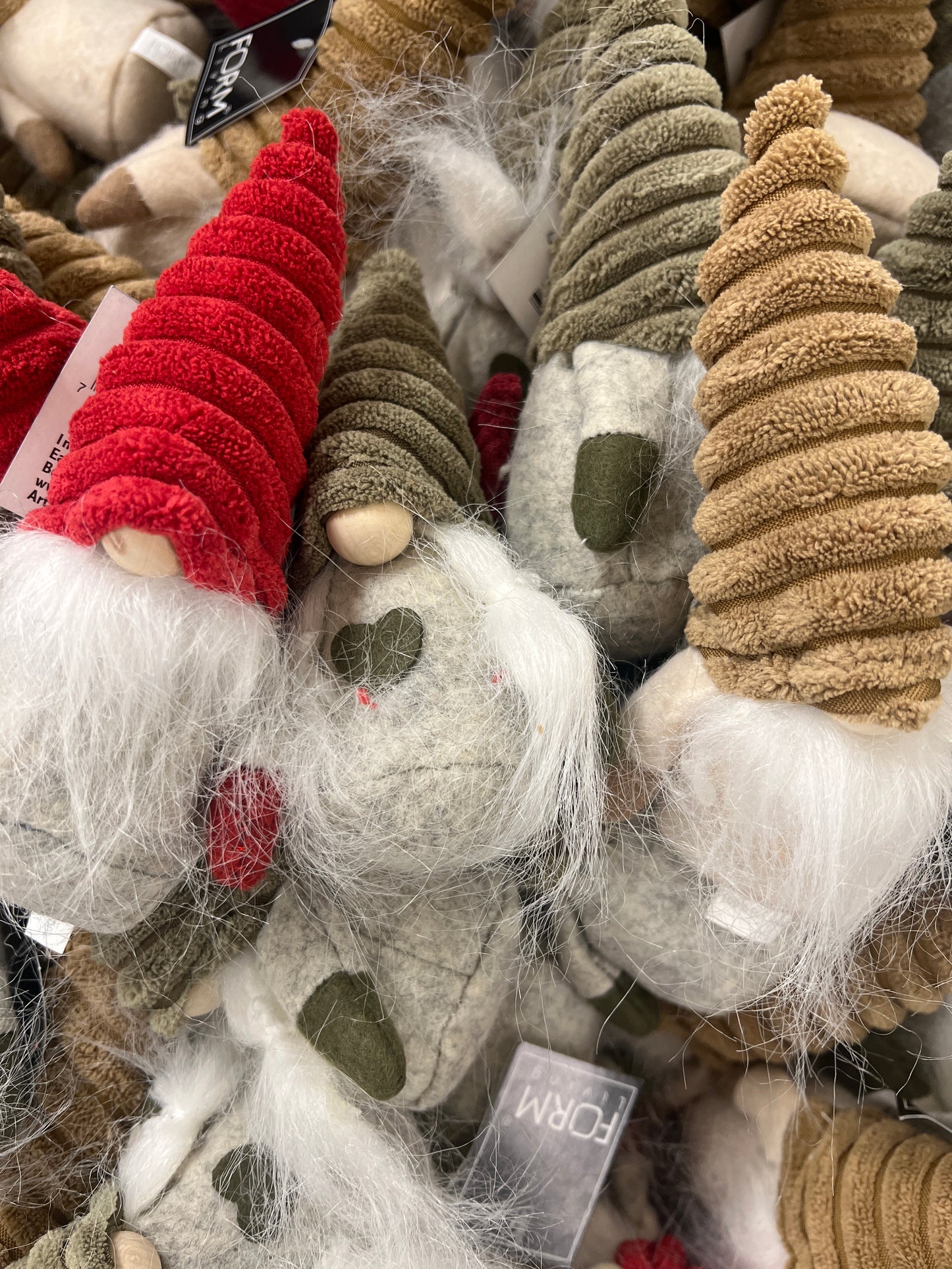 Christmas Tomte Mini (Santa) sets 15cm (Red + Brown + Green)