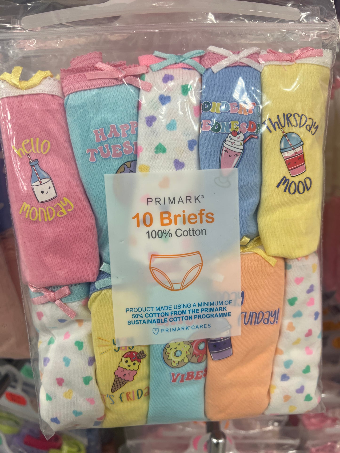 Panties Primark mixed Days 10’s