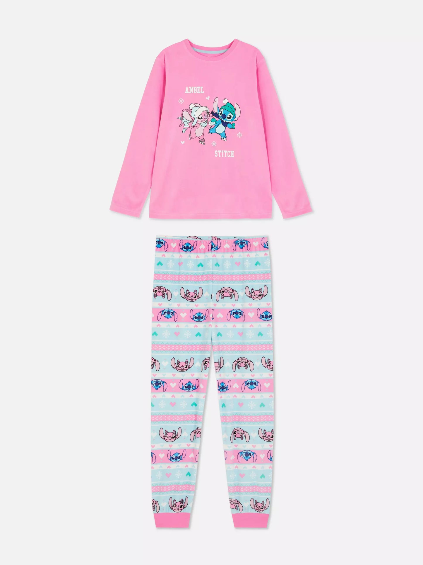 Disney Stitch Pajamas with Norwegian pattern