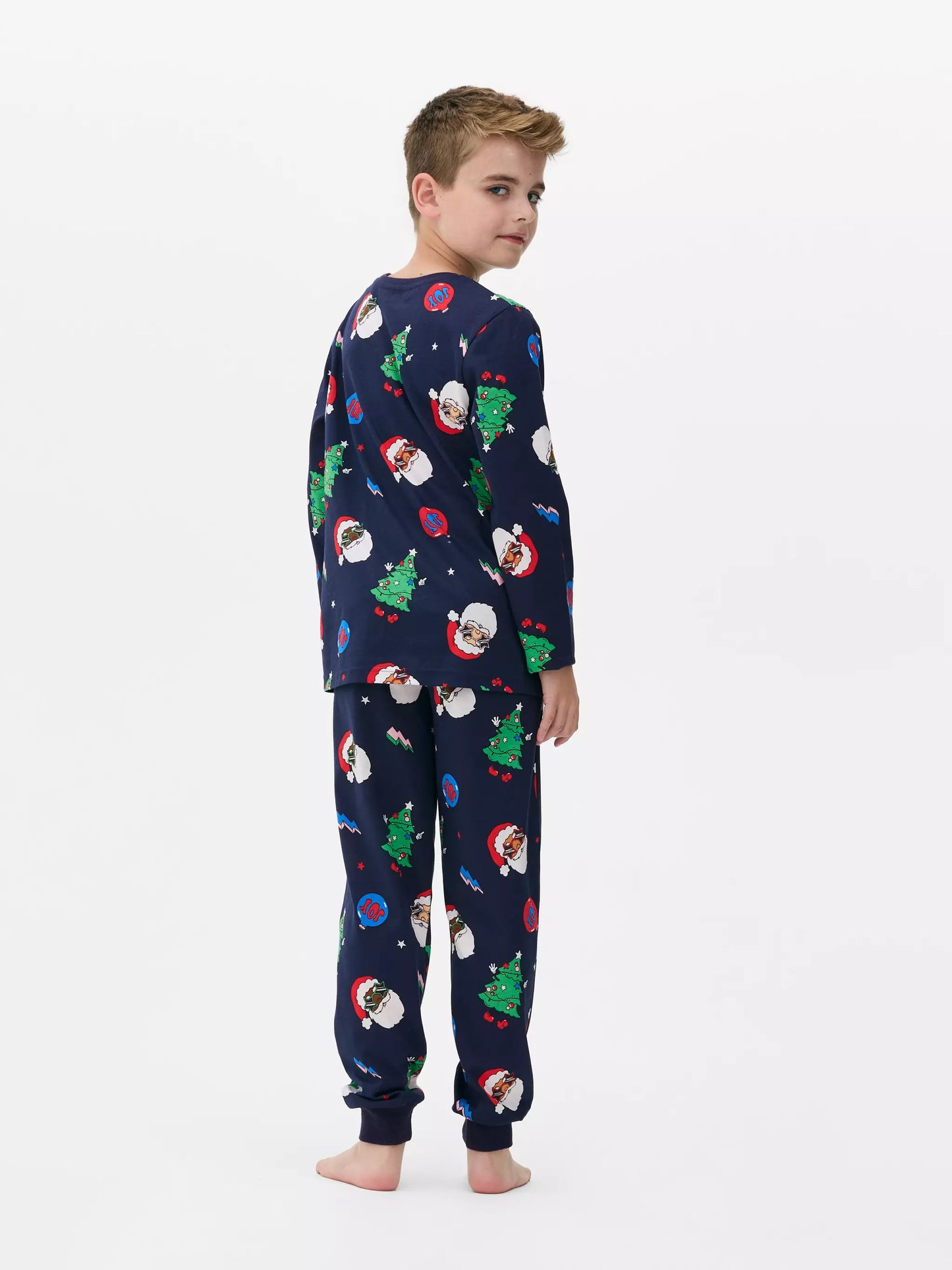 Santa Claus Jersey Pajamas for kids