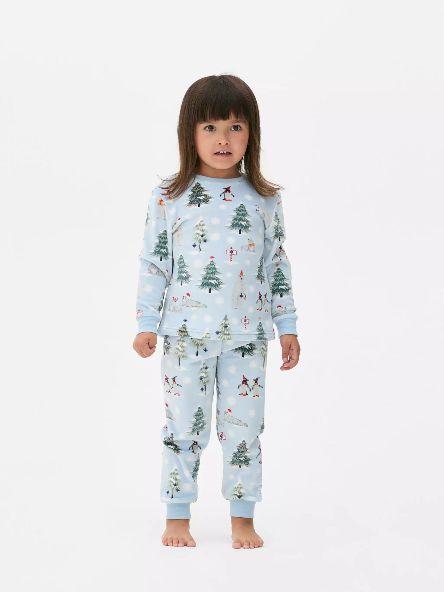 Christmas Fleece Pajamas for kids