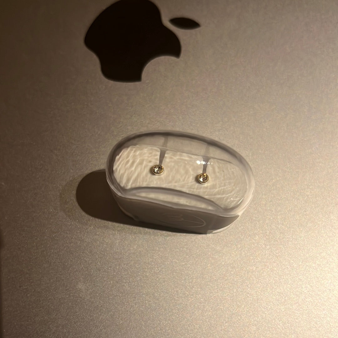 Gold Titanium Bezel Crystal