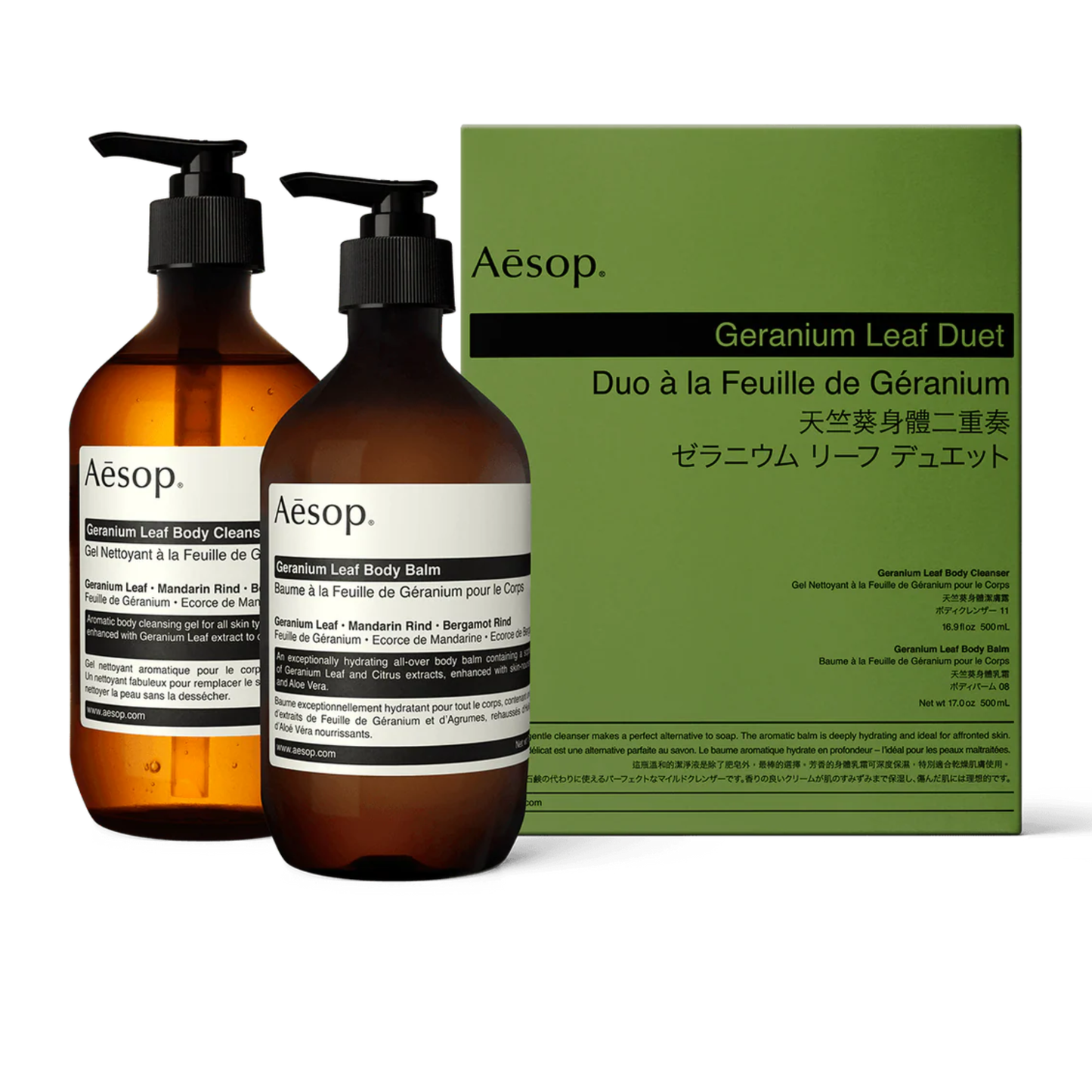 Aēsop Geranium Leaf Duet 2x500ml