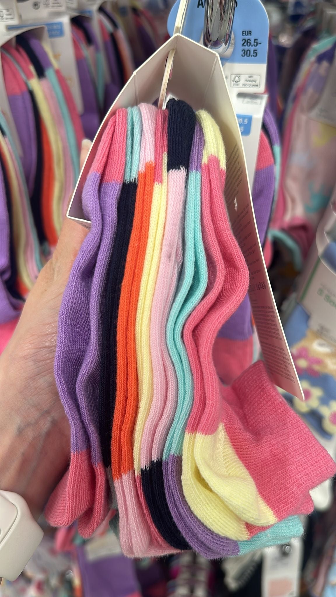 Rainbow Socks Kids 7 pairs Pack