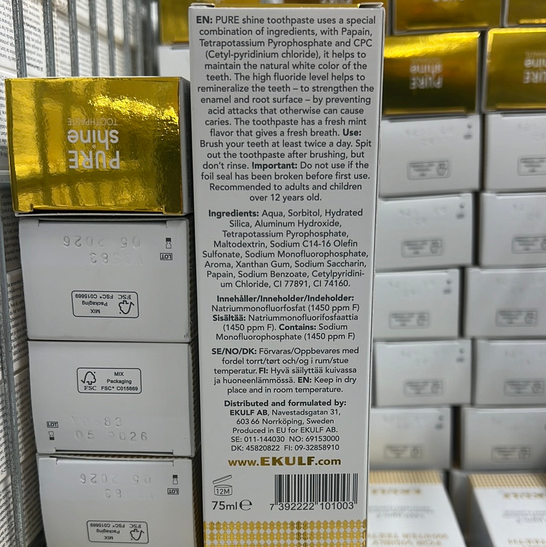 PURE SHINE Whitening Toothpaste 75ml