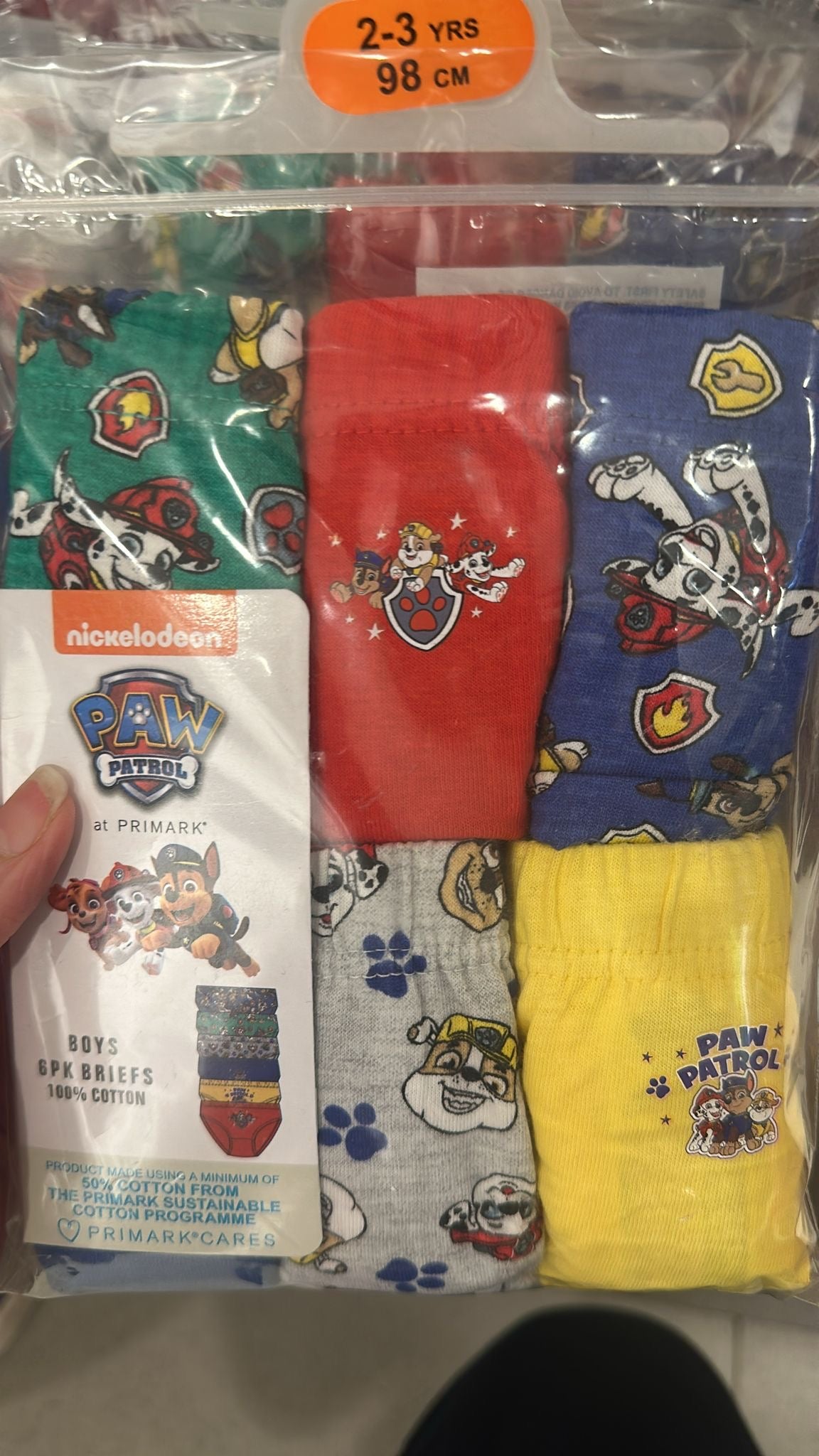 Briefs Paw Patrol 6’s