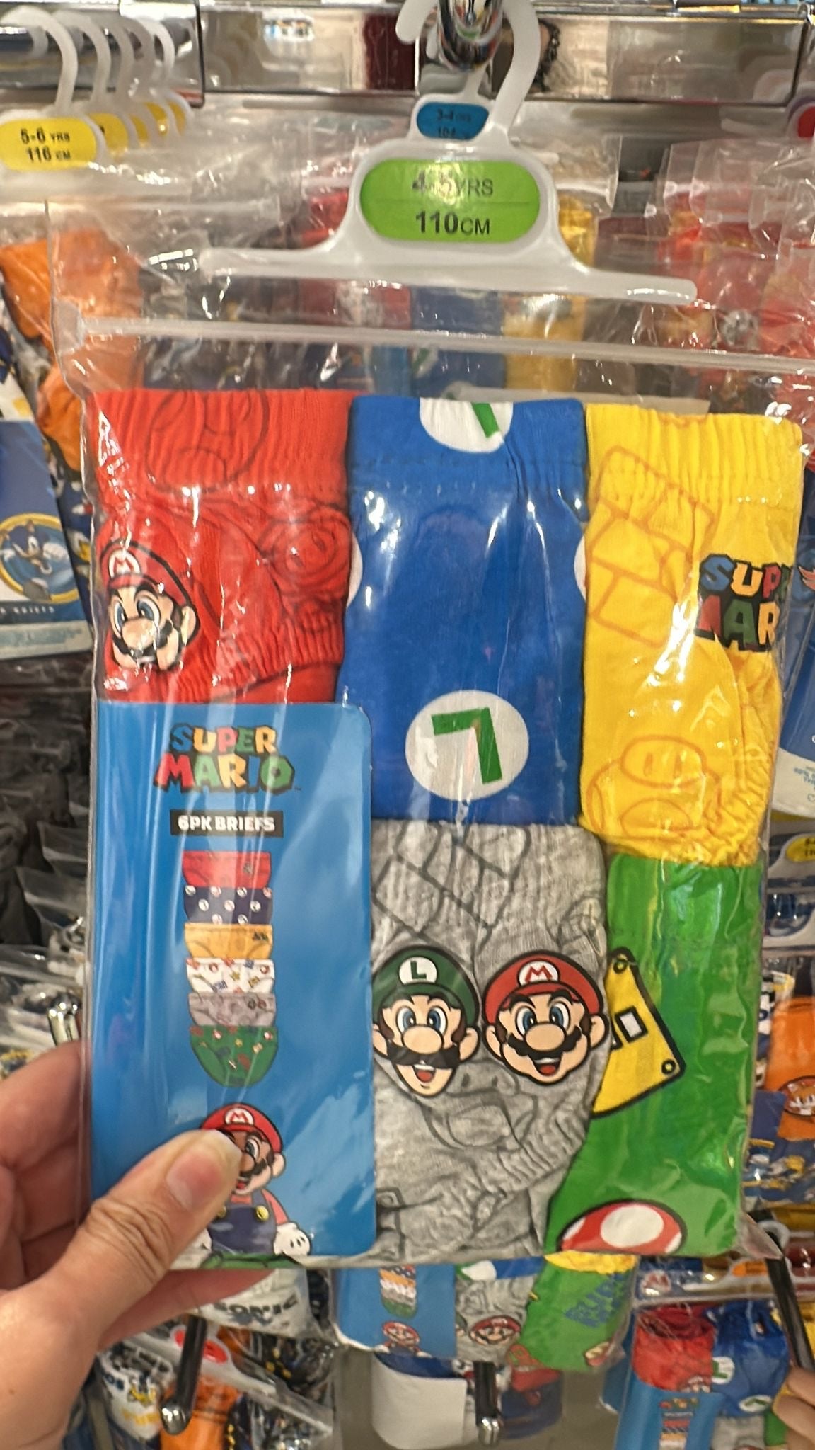 Briefs Super Mario 6’s