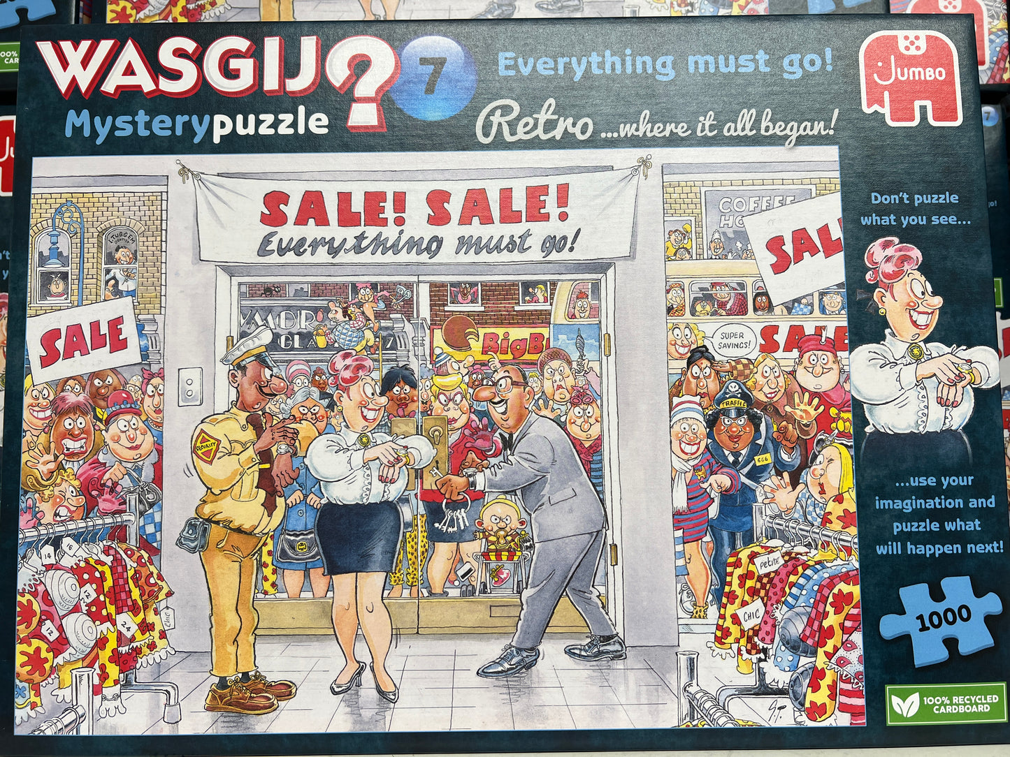 WASGIJ? Mystery Puzzel (Imagine the puzzle image from the box image) 1000’s