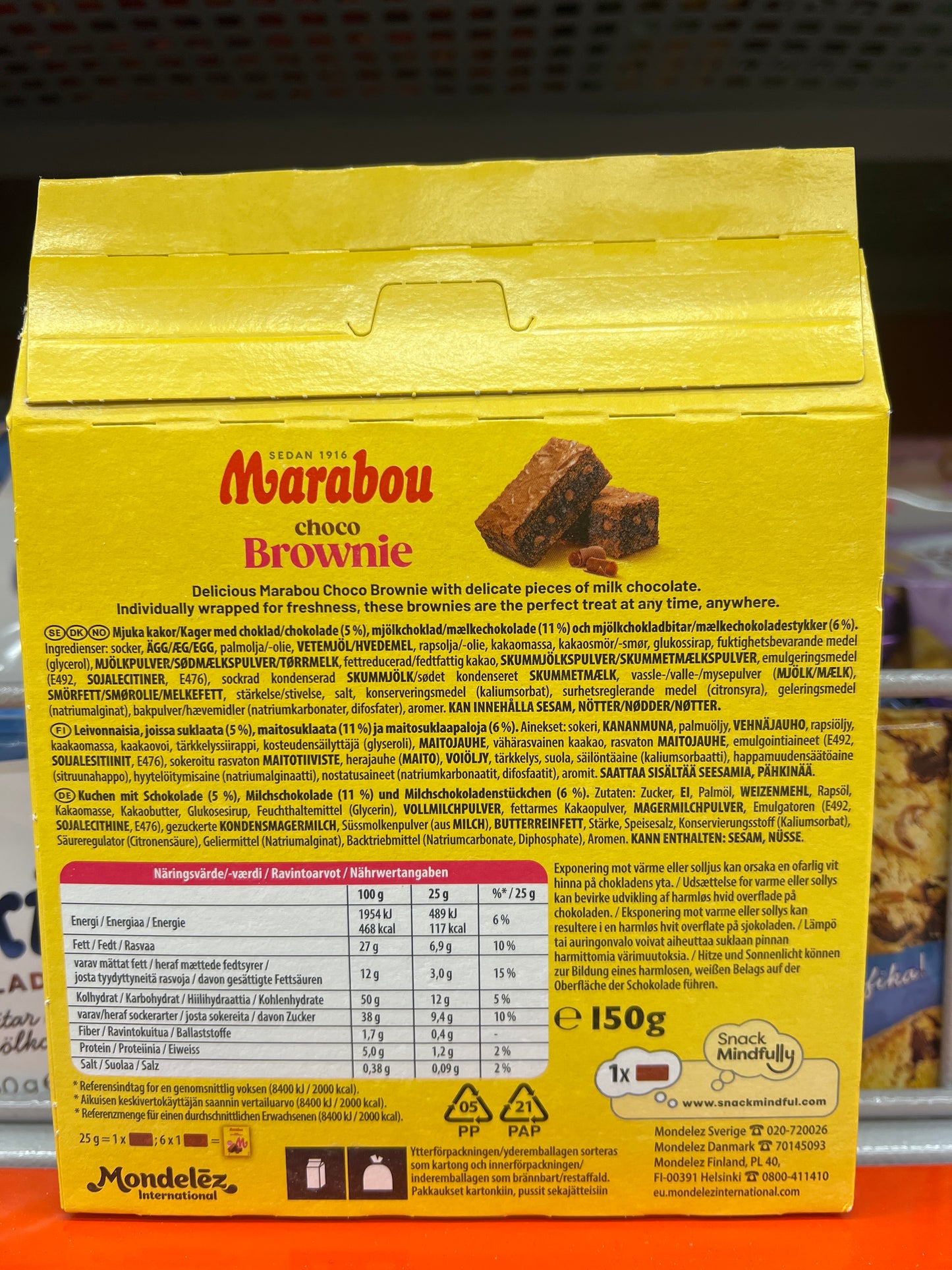 Marabou Choco Brownie 150g