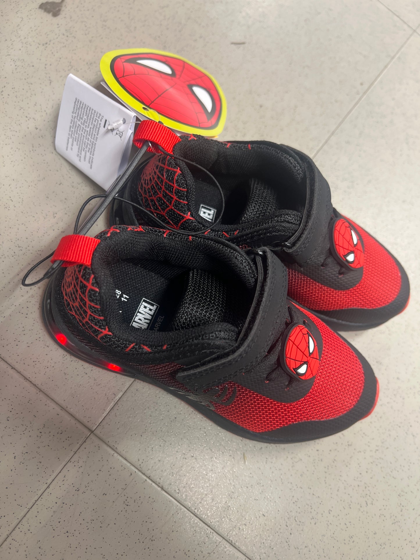 Spider-Man Sneakers Red Black