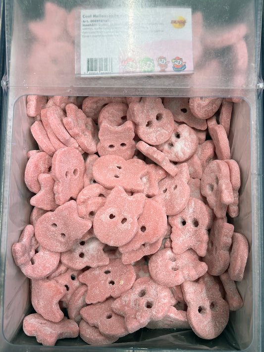 Swedish Godis Skull Raspberry 200g (Vegan)