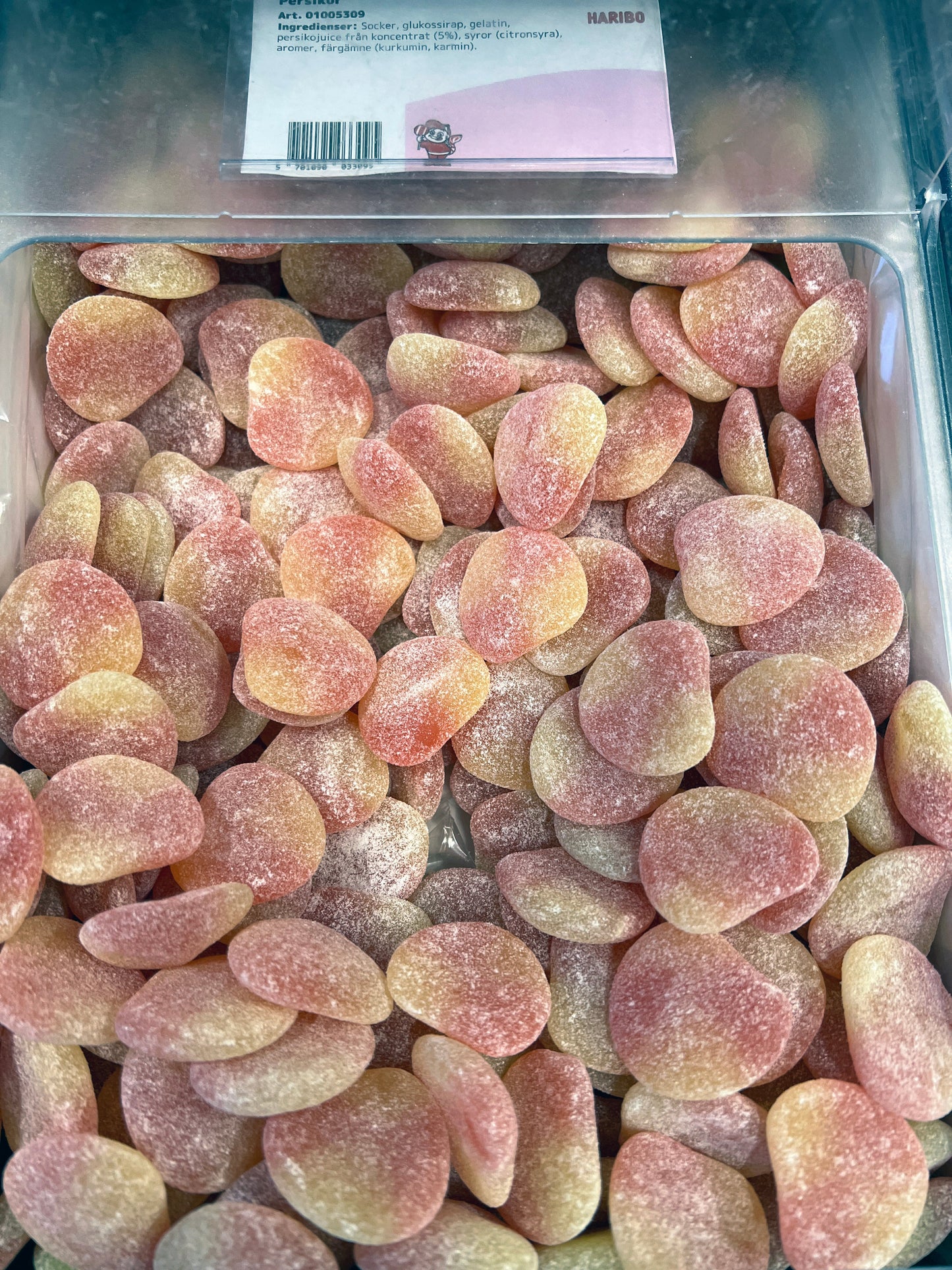 Swedish Godis Haribo Raspberry Lemon 200g