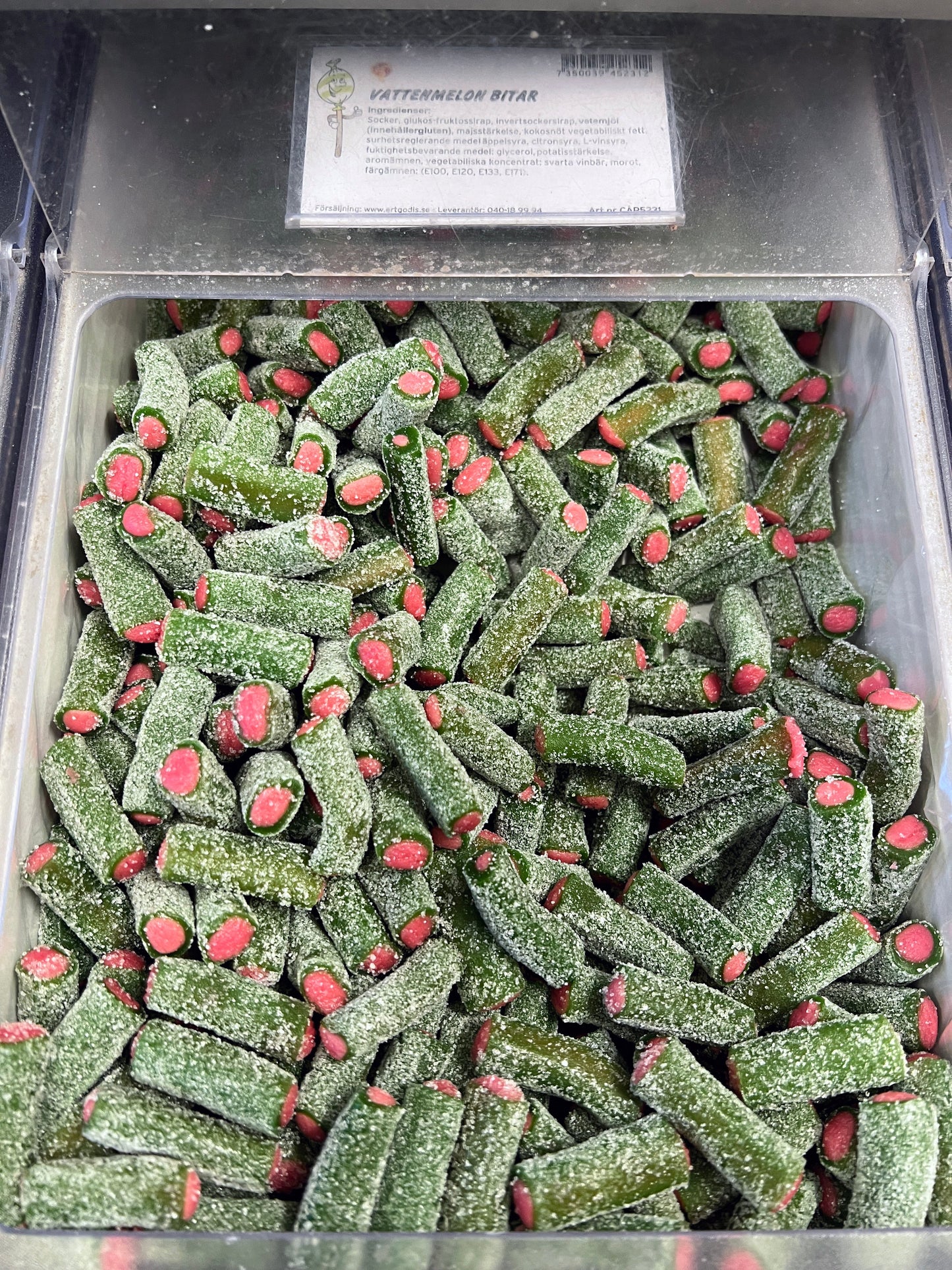 Swedish Godis Watermelon Bar 200g (Vegan)