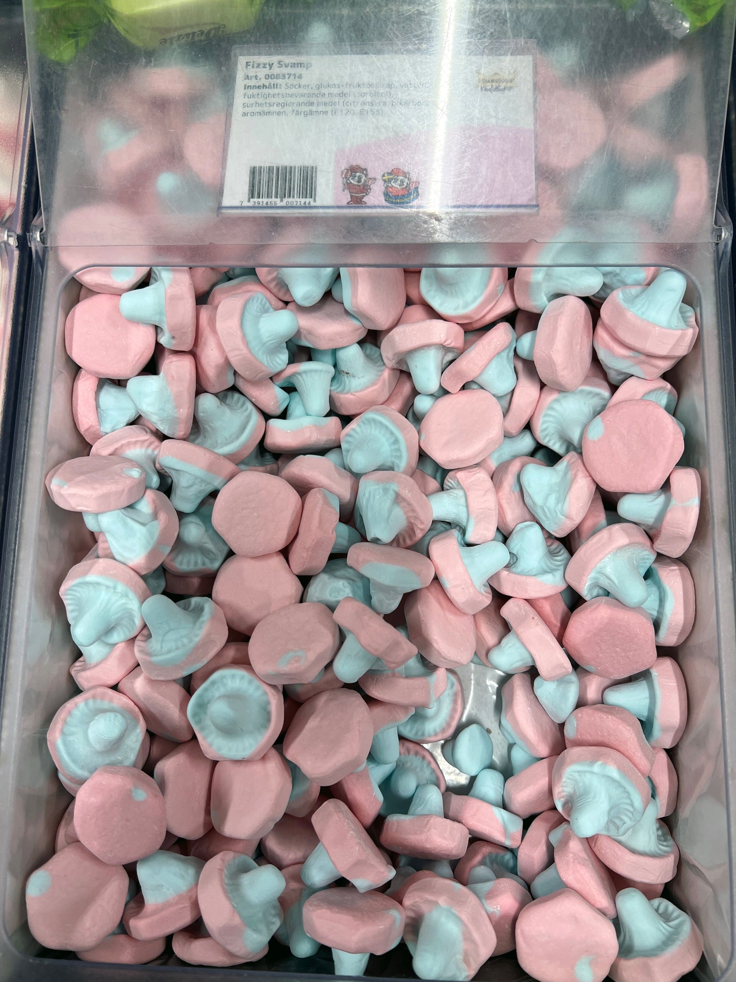 Swedish Godis Fizzy Sponge 200g (Vegan)