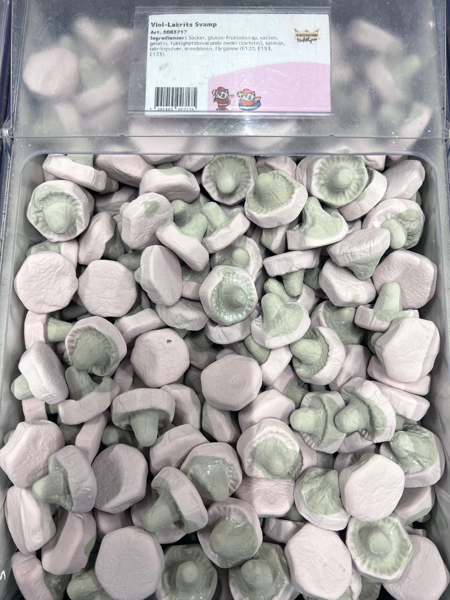 Swedish Godis Violet Licorice 200g