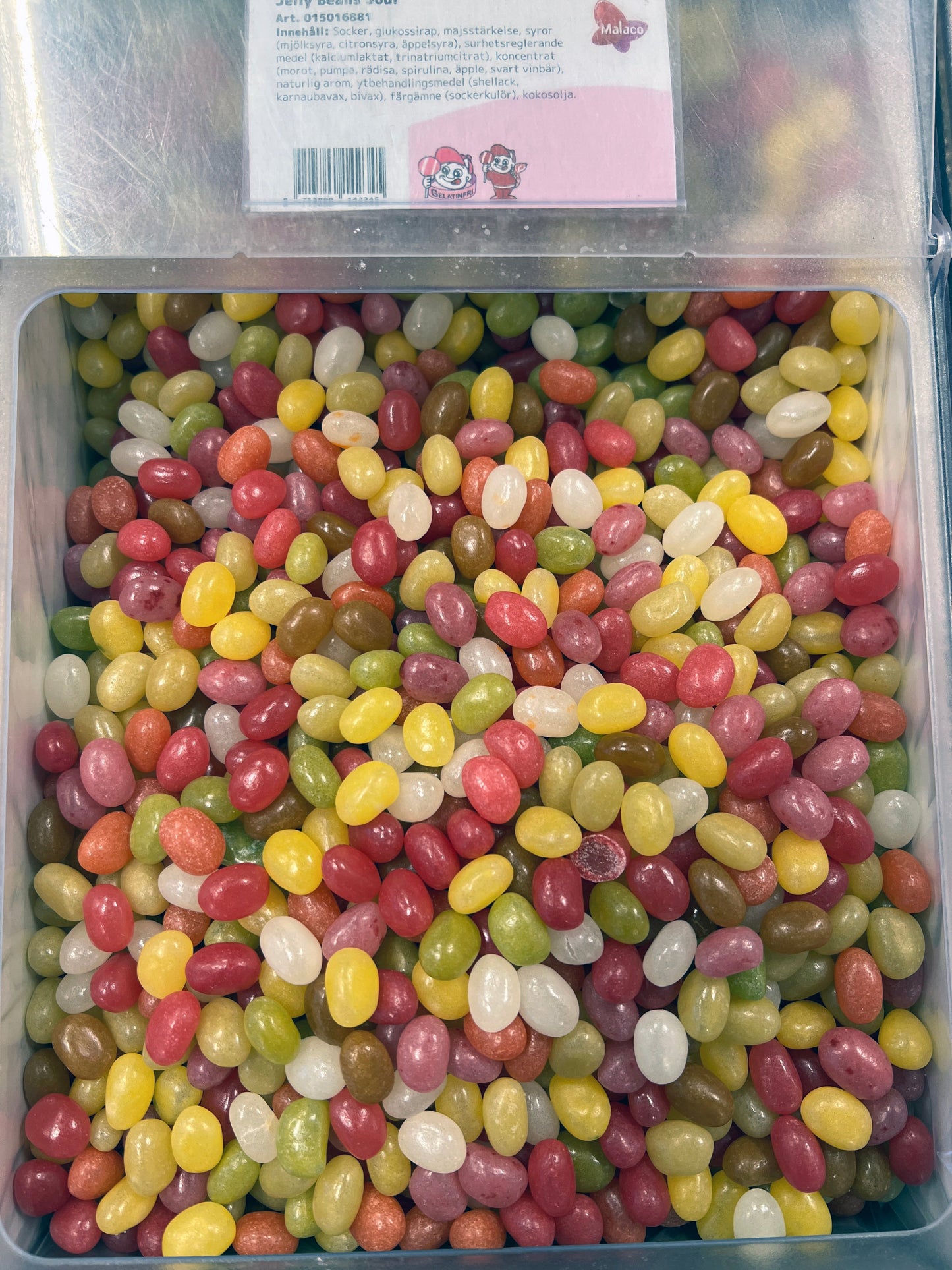 Swedish Godis Mixed Sour Jelly Beans 200g (Vegan)