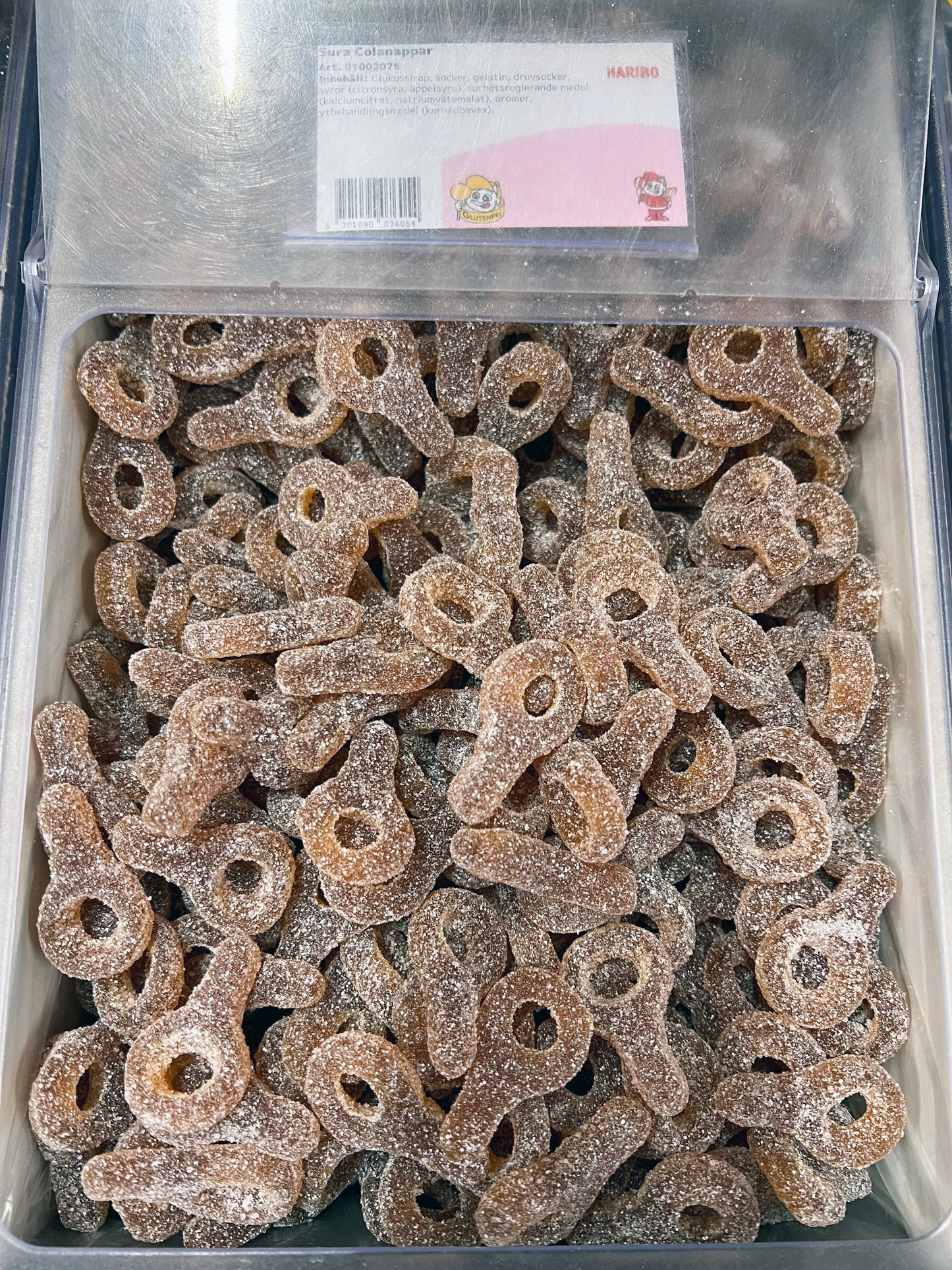 Swedish Godis Sour Cola Pacifier 200g