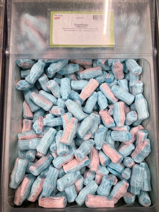 Swedish Godis Fizzy Bottle Hard 200g (Vegan)