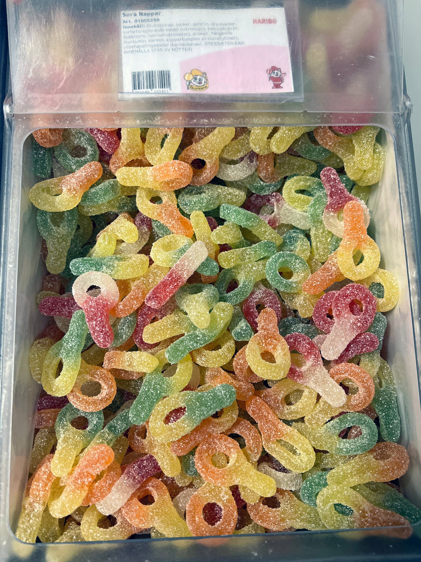 Swedish Godis Haribo Sour Pacifier 200g