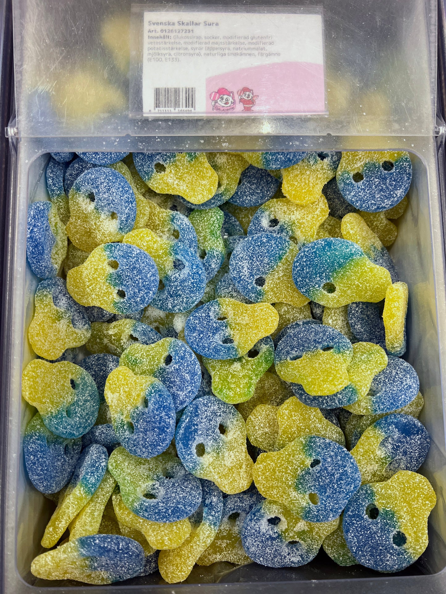 Swedish Godis Skull Sour Sweden 200g (Vegan)