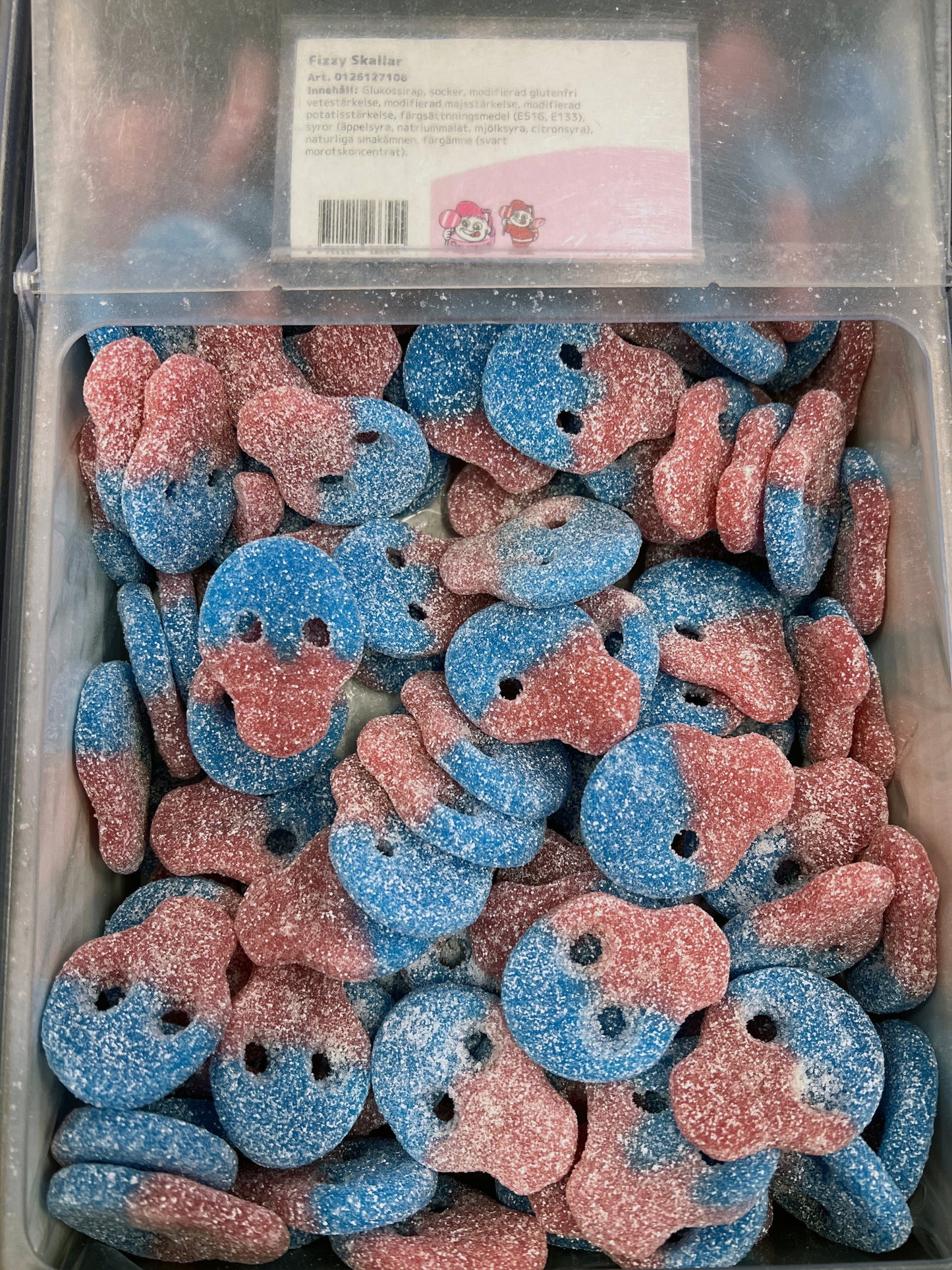 Swedish Godis Skull Fizzy 200g (Vegan)