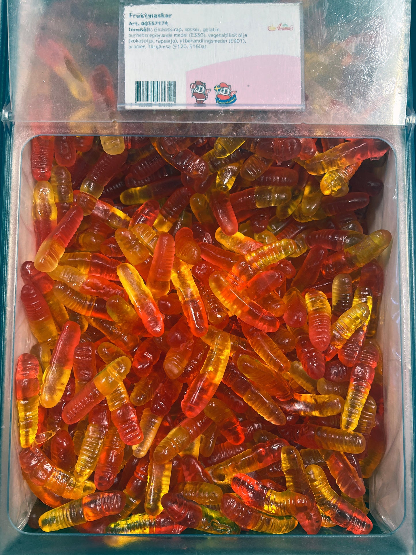 Swedish Godis Fruity Worms 200g