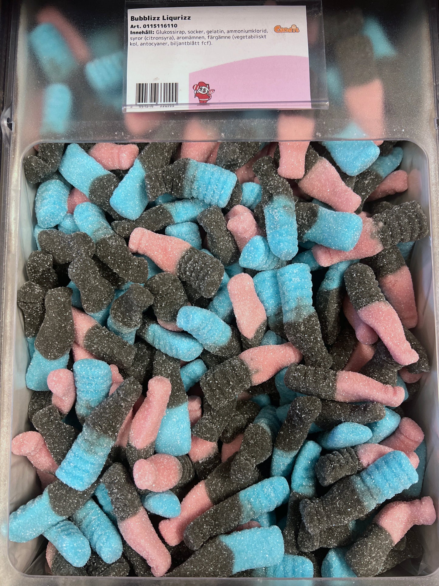 Swedish Godis Bubblizz Liquorice 200g