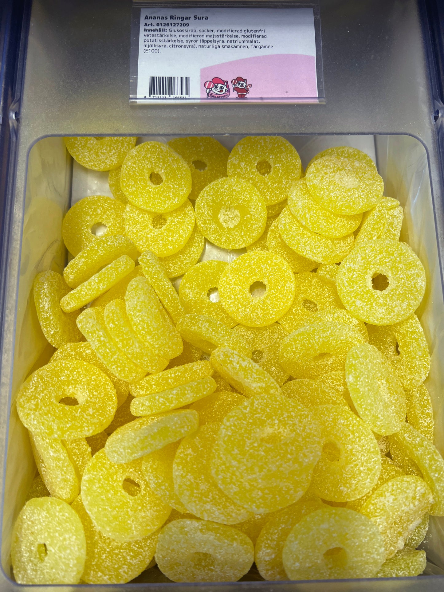 Swedish Godis Pineapple Slice 200g (Vegan)