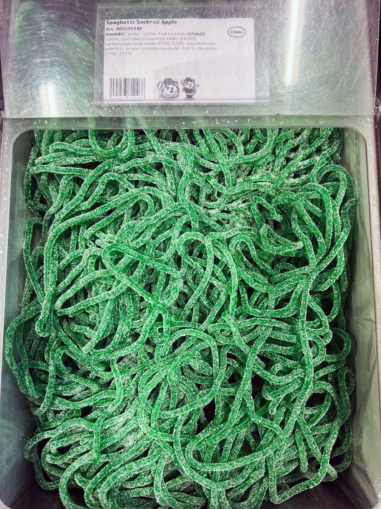 Swedish Godis Apple Spaghetti 200g (Vegan)