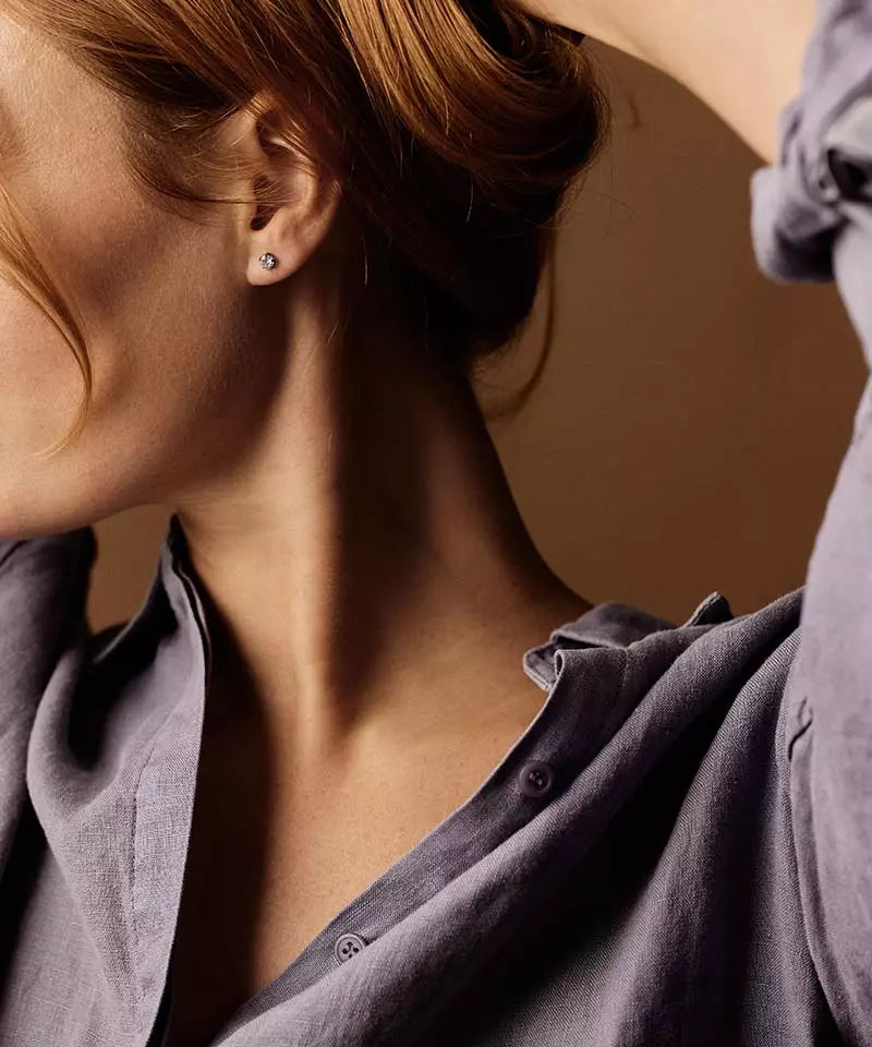 Natural Titanium Tiffany Precious Cubic Zirconia 5mm