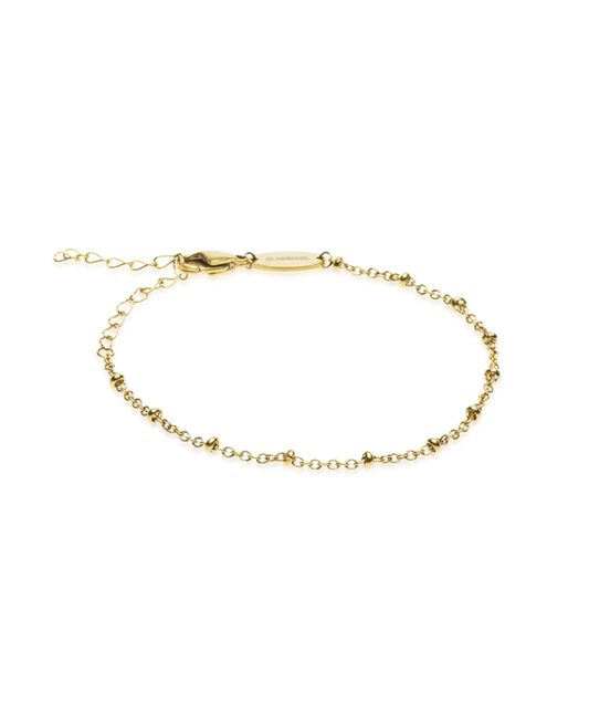High Quality Stainless (316L) Ball Gold Bracelet 15.5-19cm