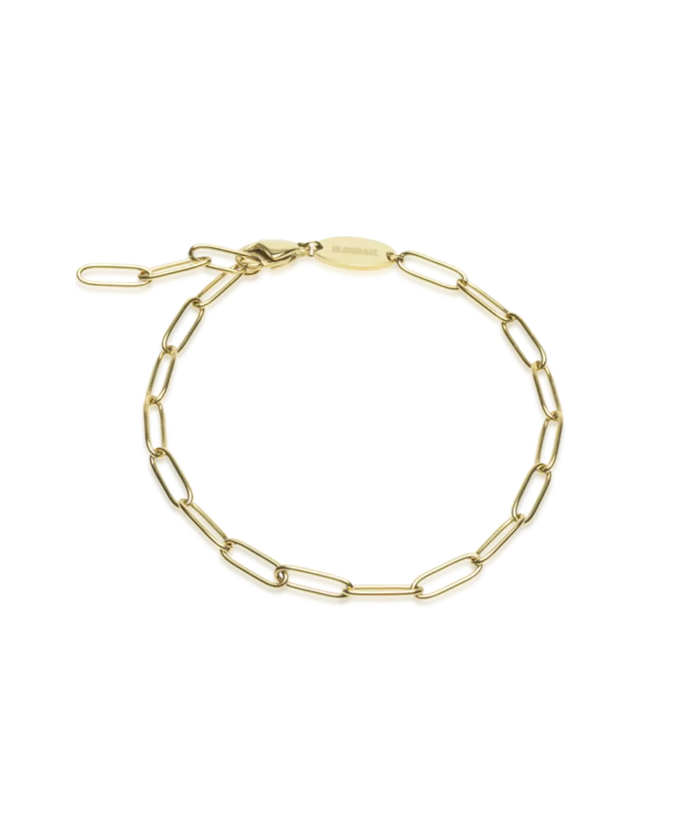 High Quality Stainless (316L) Link Gold Bracelet 19cm