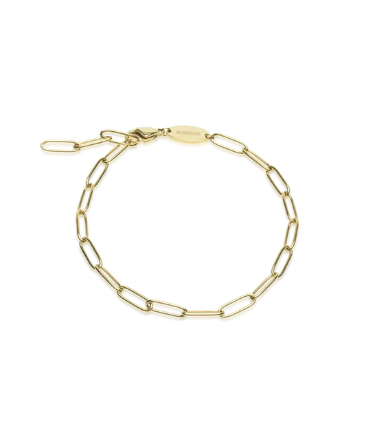 High Quality Stainless (316L) Link Gold Bracelet 19cm