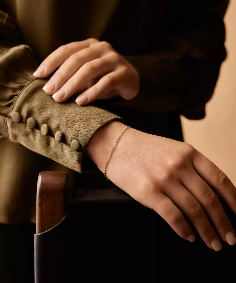 High Quality Stainless (316L) Original Gold Bracelet 14-19cm