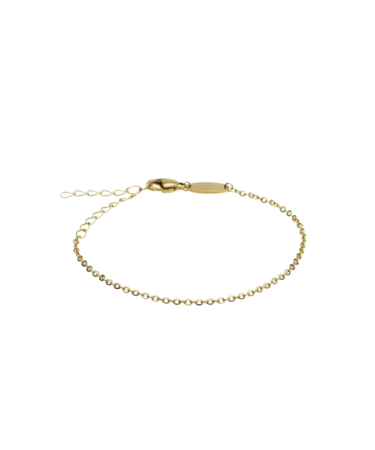 High Quality Stainless (316L) Original Gold Bracelet 14-19cm
