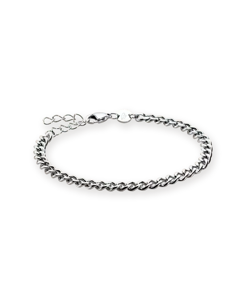 High Quality Stainless (316L) Curb Link Bracelet 15.5-19cm