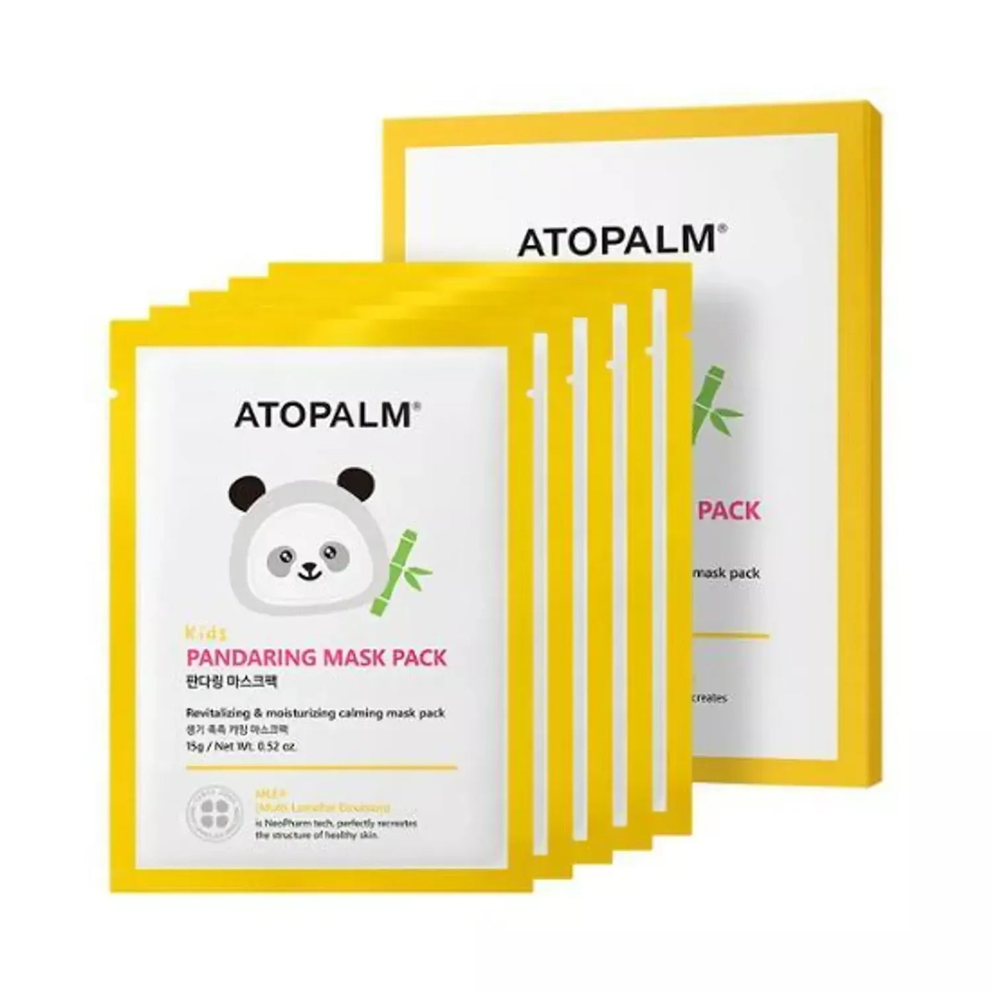 ATOPALM Wild Kitty & Panda Mask Pack Kids 5x15g (NEW)