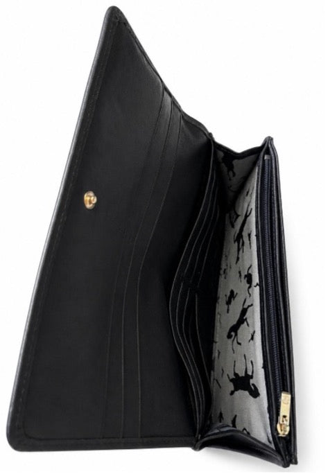Longchamp Le Pliage Cuir Long Flap Wallet (Snap Closure)