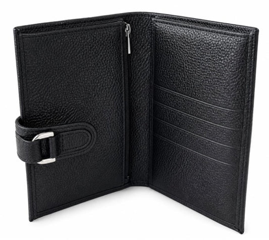Longchamp Le Foulonné Long Strap Wallet (Pebbled Grainy Leather)