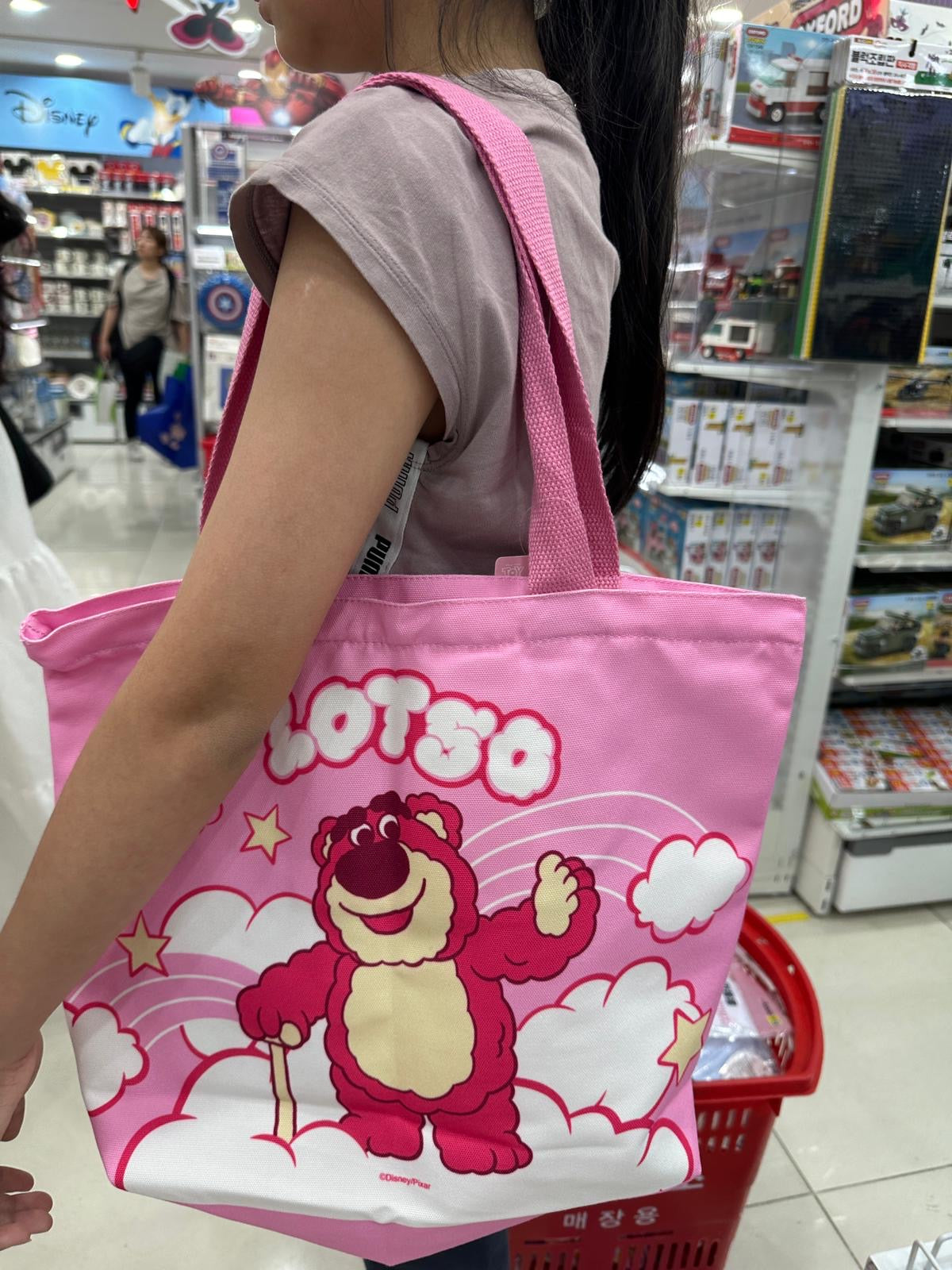 Lotso Sling Red Tote Bag (Licensed)