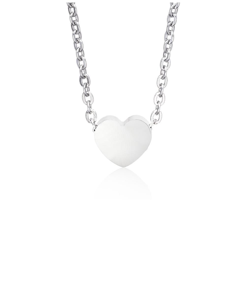 High Quality Stainless (316L) Heart Necklace 40-45cm
